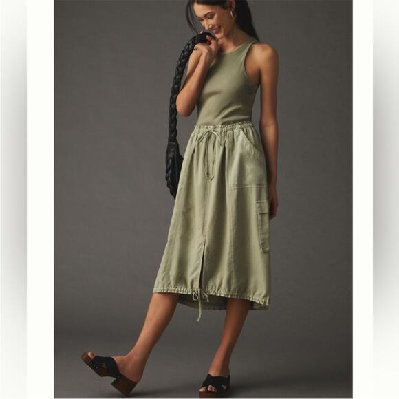 Anthropologie Dresses & Skirts - Anthropologie Daily Practice High-Neck Tank Twofer Dress Size M